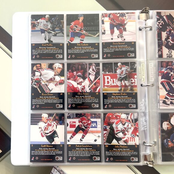 1991-1992 Pro-Set NHL Platinum Series I Hockey Card Set 1 to 148 - Picture 8 of 16
